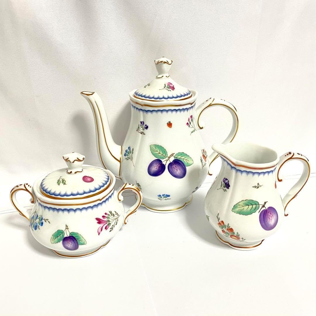 リチャードジノリ イタリアンフルーツ シュガーポット&クリーマー(L リチャードジノリ イタリアンフルーツ シュガーポット&クリーマー(L